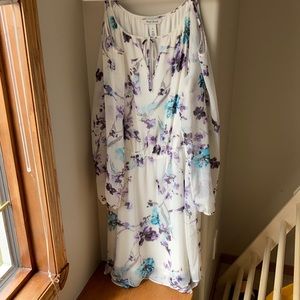 Flower print dress